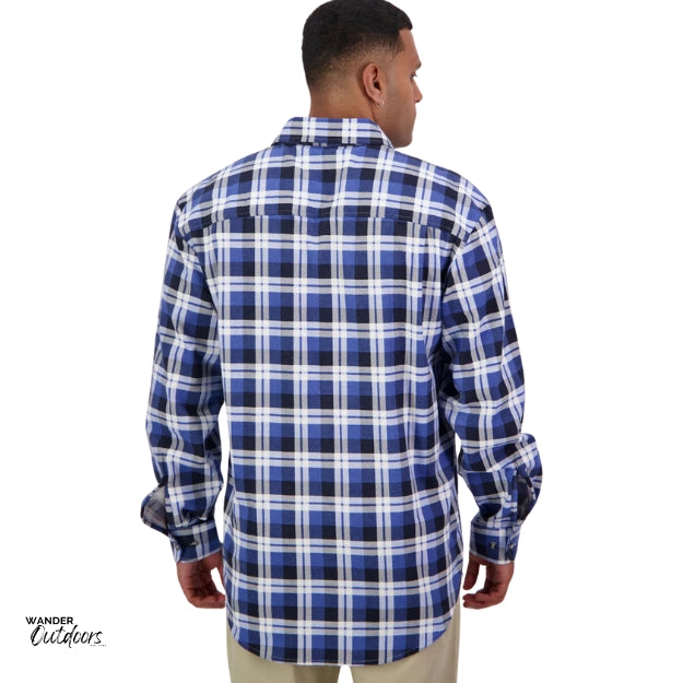 Swanndri Men's Full Button Egmont Flannel Shirt