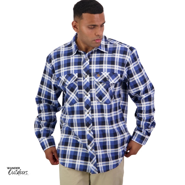 Swanndri Men's Full Button Egmont Flannel Shirt