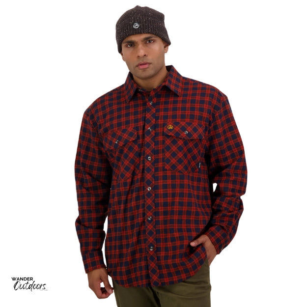 Swanndri Men's Full Button Egmont Flannel Shirt