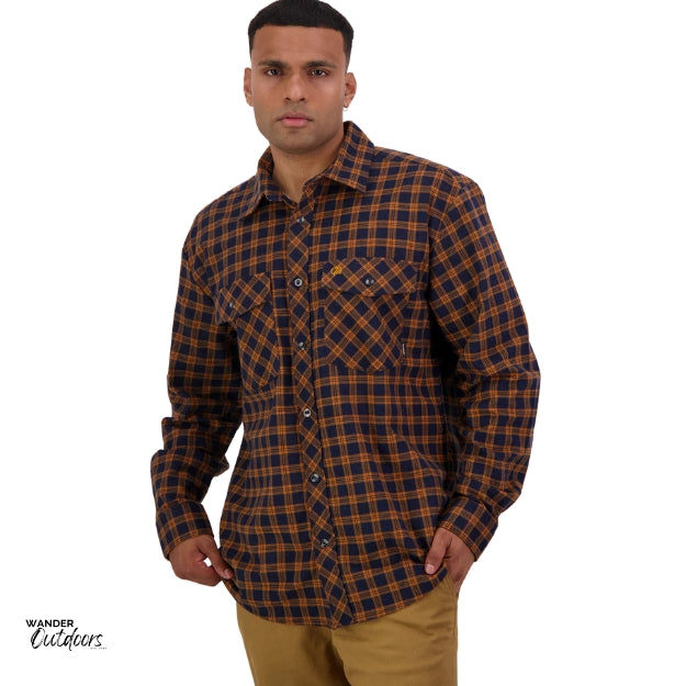 Swanndri Men's Full Button Egmont Flannel Shirt