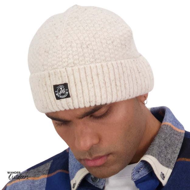 Swanndri South Rd Waffle Beanie Sandshell