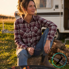 Swanndri Women's Full Button Egmont Flannel Shirt