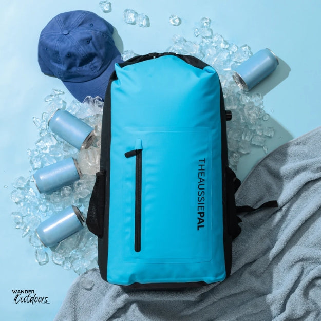 The Aussie Pal - Insulated 20L Cooler 2in1  Backpack in Blue