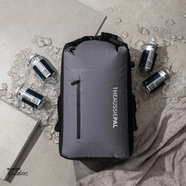 The Aussie Pal - Insulated 20L Cooler 2in1  Backpack in Dark Grey