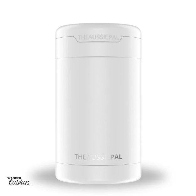 The Aussie Pal - The Cooler Pal - Insulated Stubby Cooler in White