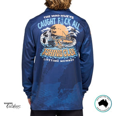 The Mad Hueys Caught FK All Jaw UPF50+ Fishing Jersey