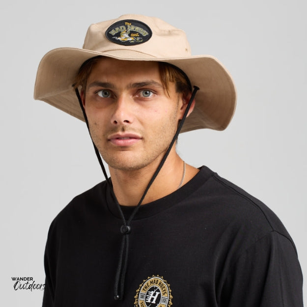 The Mad Hueys Crocn A Coldie Wide Brim Hat