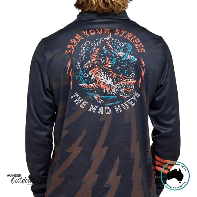 The Mad Hueys Earn Stripes UPF 50+ Fishing Jersey