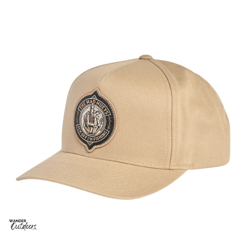 The Mad Hueys FK Off Fish On Twill Snapback Hat