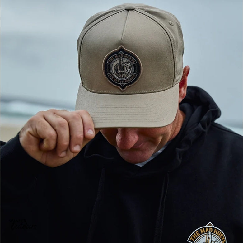 The Mad Hueys FK Off Fish On Twill Snapback Hat