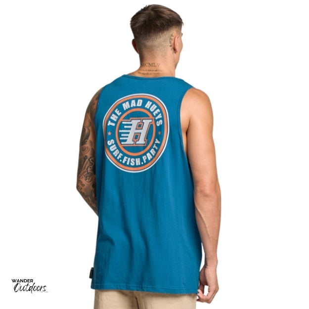 The Mad Hueys H Series Dark Cobalt Tank Back