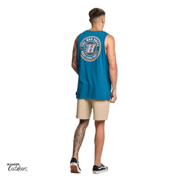 The Mad Hueys H Series Dark Cobalt Tank Full View Back