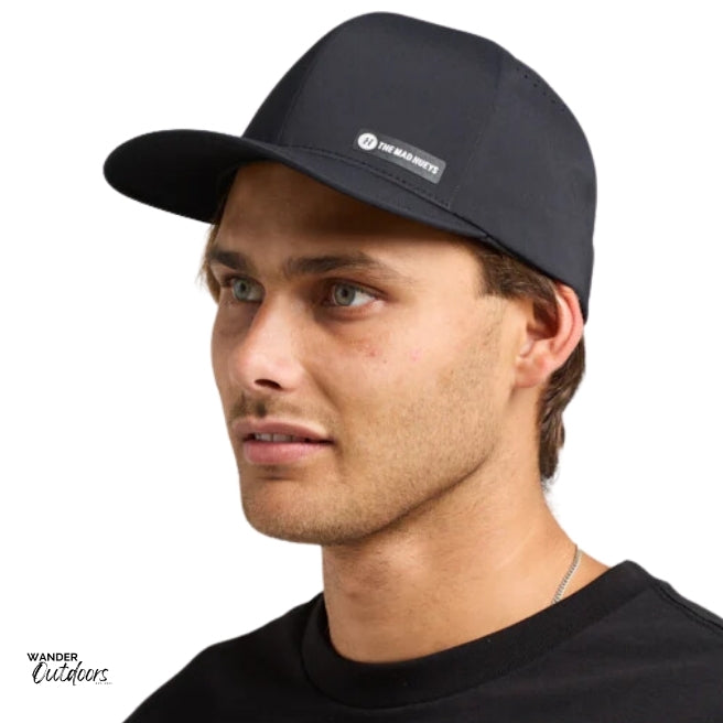 The Mad Hueys Hueys Tech FlexFit Delta Hat Side View