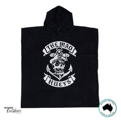 The Mad Hueys Sailor Anchor Hooded Beach Towel