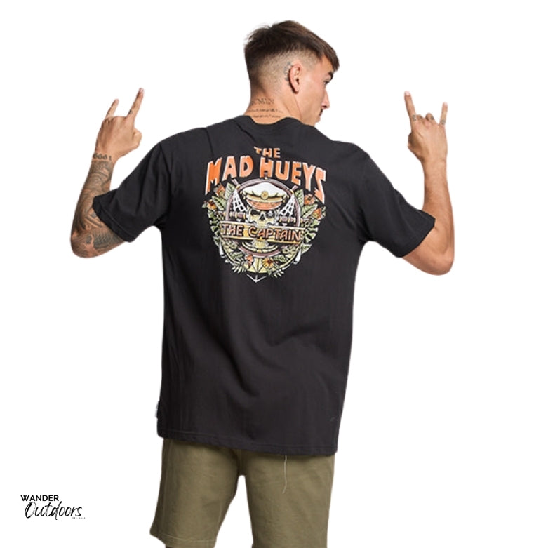 The Mad Hueys "The Island Captain" Short Sleeve Tee Back