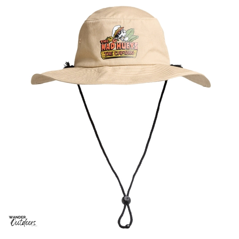 The Mad Hueys The Island Captain Youth Wide Brim Hat Standalone Front View