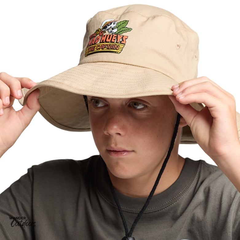 The Mad Hueys The Island Captain Youth Wide Brim Hat