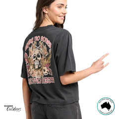 The Mad Hueys Women's Make No Bones Boxy Tee