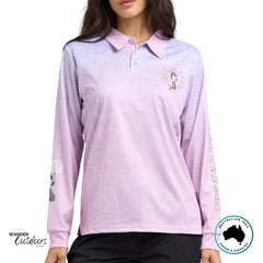 The Mad Hueys Womens Mermaid Anchor UPF50+ Fishing Jersey