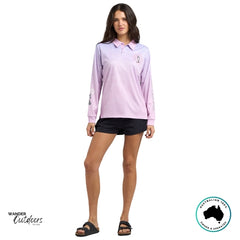 The Mad Hueys Womens Mermaid Anchor UPF50+ Fishing Jersey