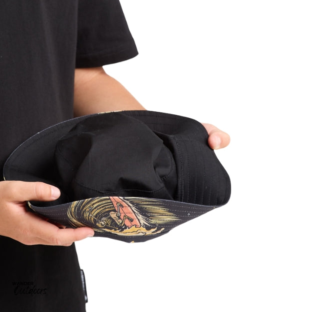 The Mad Hueys Youth Frothin Out Reversible Bucket Hat