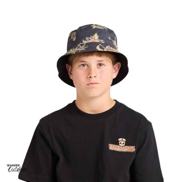 The Mad Hueys Youth Frothin Out Reversible Bucket Hat