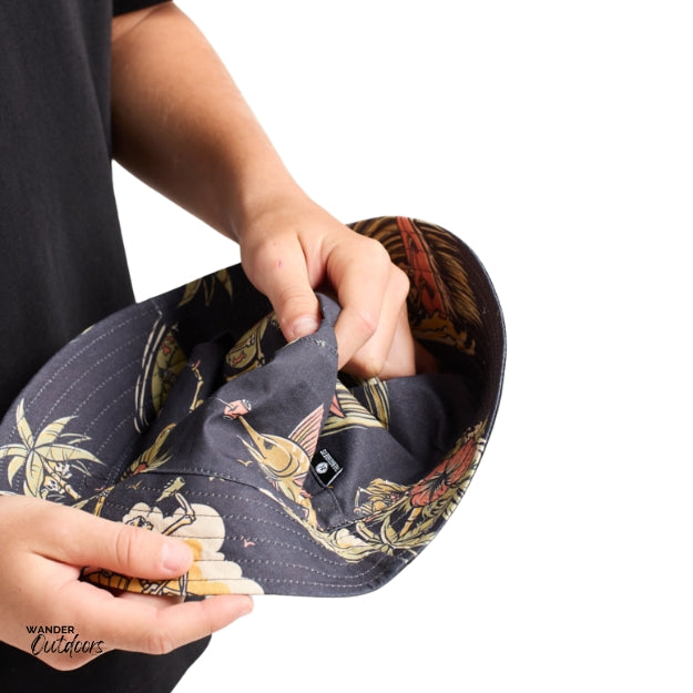 The Mad Hueys Youth Frothin Out Reversible Bucket Hat