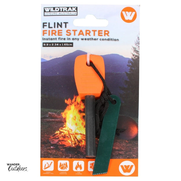 Wildtrak Flint Fire Starter Packaging