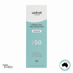 Wotnot Naturals Face Sunscreen SPF50 - Untinted 50G