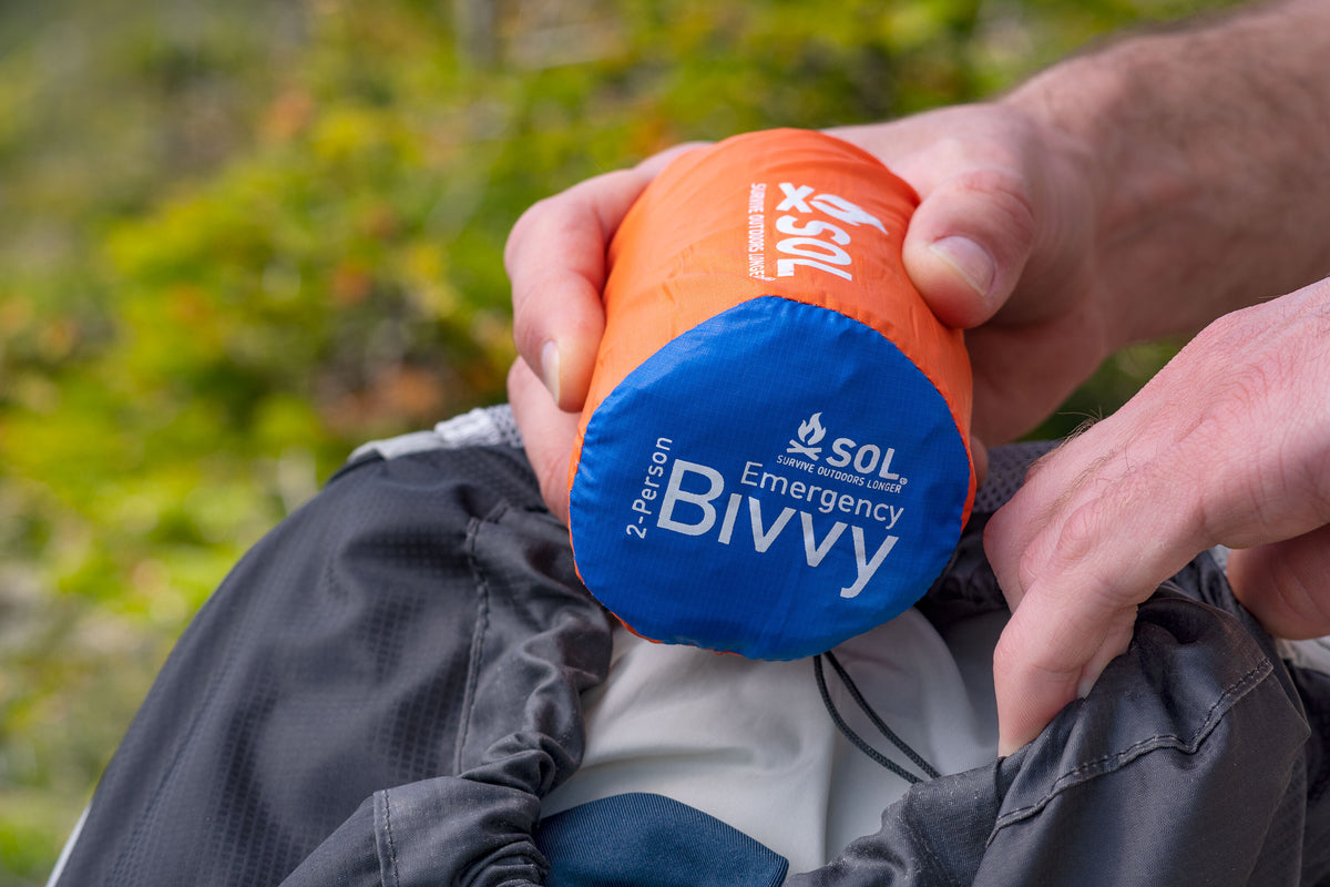SOL Emergency Bivvie XL with Rescue Whistle - Wander Outdoors