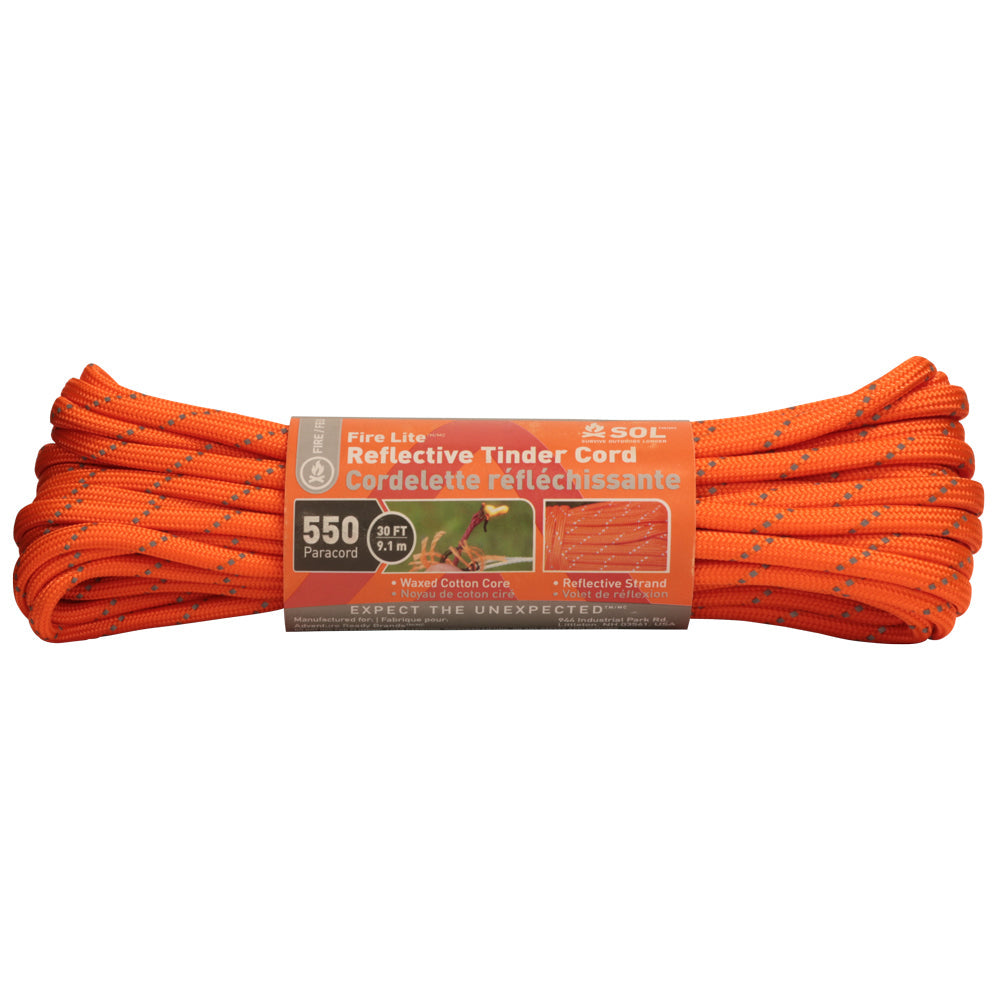 SOL Fire Lite 550 Reflective Tinder Cord - Wander Outdoors
