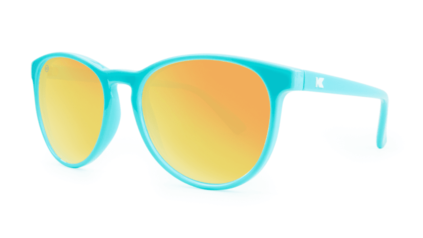 Knockaround Mai Tais Sunglasses - Glossy Turquoise / Sunset - Wander Outdoors