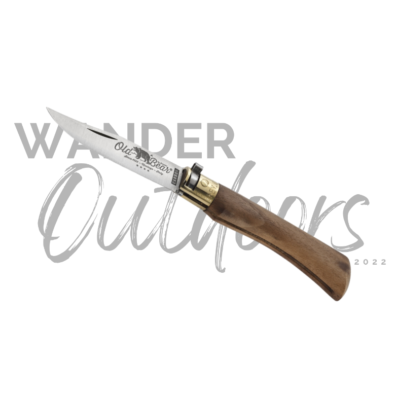 Antonini 9306/19LN Old Bear Classical Walnut Medium Carbon Steel Knife - Wander Outdoors