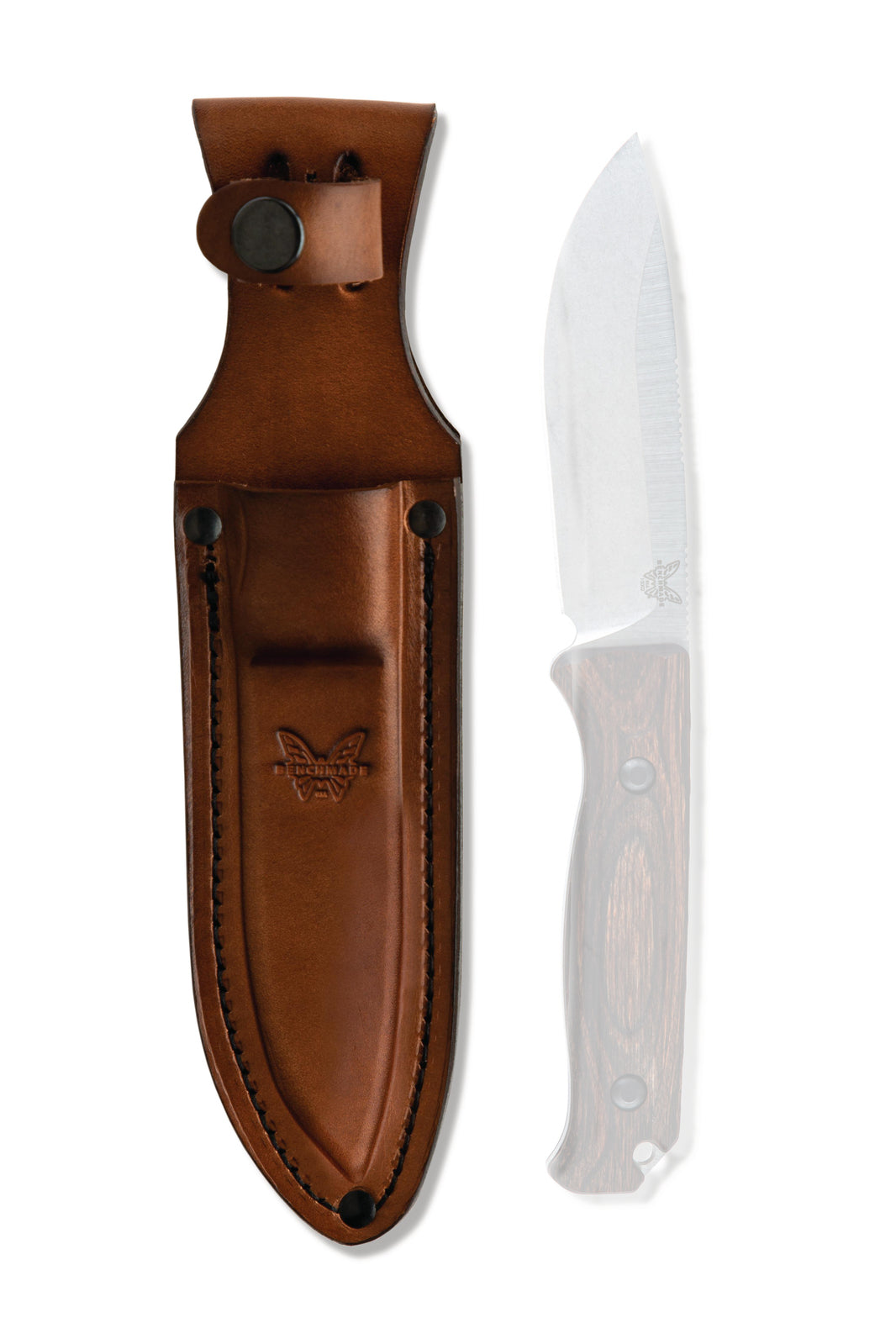 Benchmade 102167F Leather Sheath to Suit 15002 Saddle Mountain Skinner - Wander Outdoors