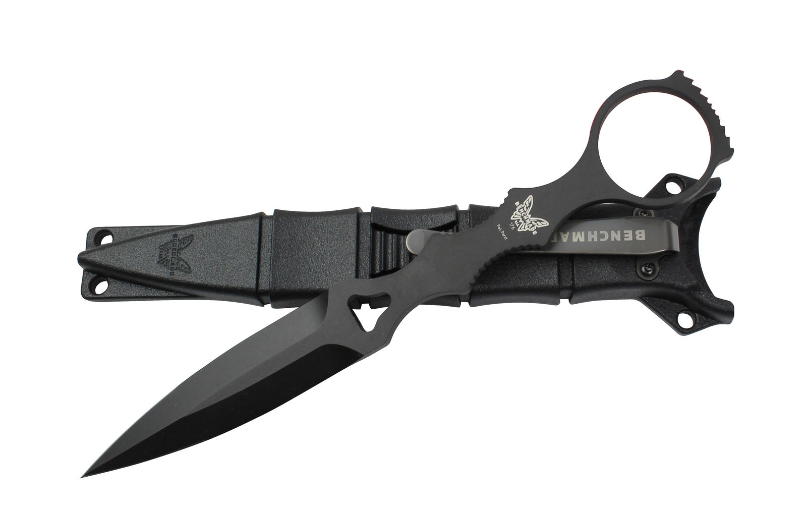 Benchmade 176BK Thompson SOCP (Special Operations Combatives Program) - Fixed Blade with Black Sheath - Wander Outdoors