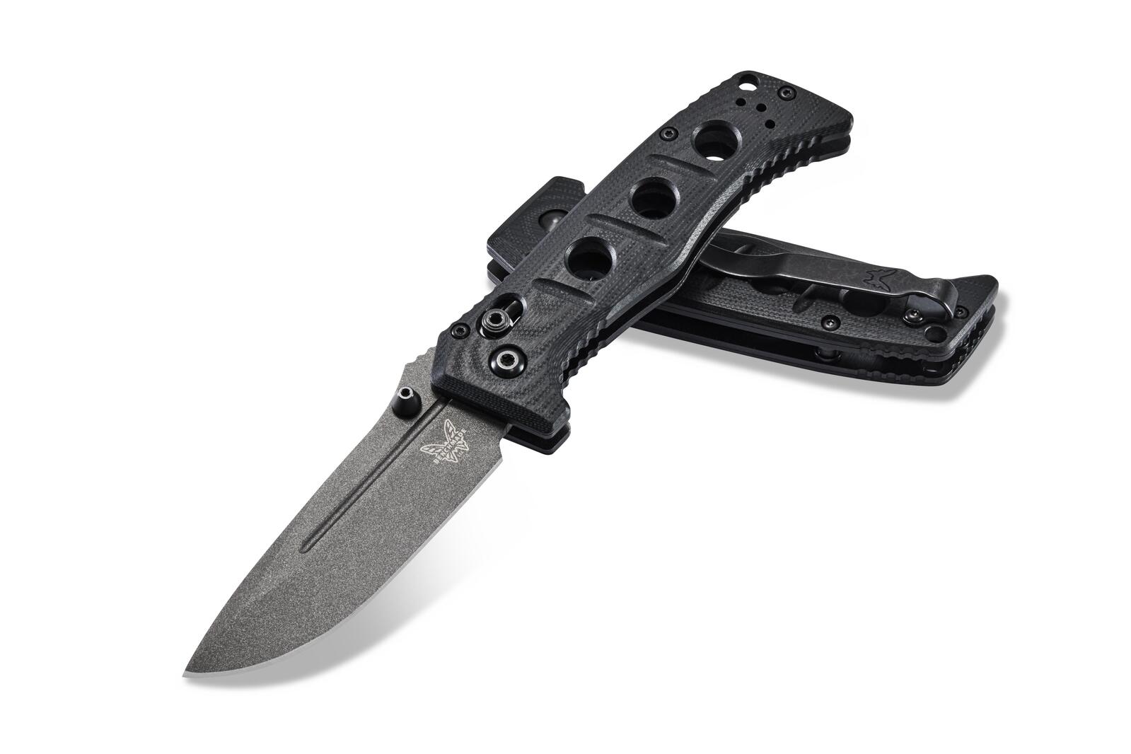 Benchmade 273GY-1 Mini Adamas Axis Folding Knife - Black - Wander Outdoors