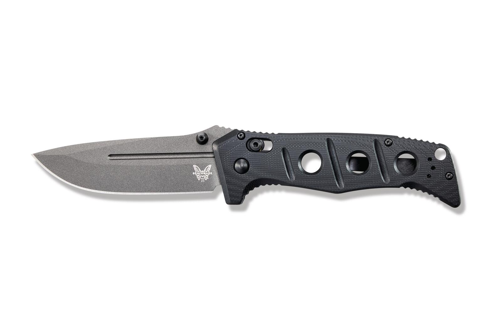 Benchmade 275GY-1 Adamas Axis Folding Knife - Black G10 Handle - Wander Outdoors
