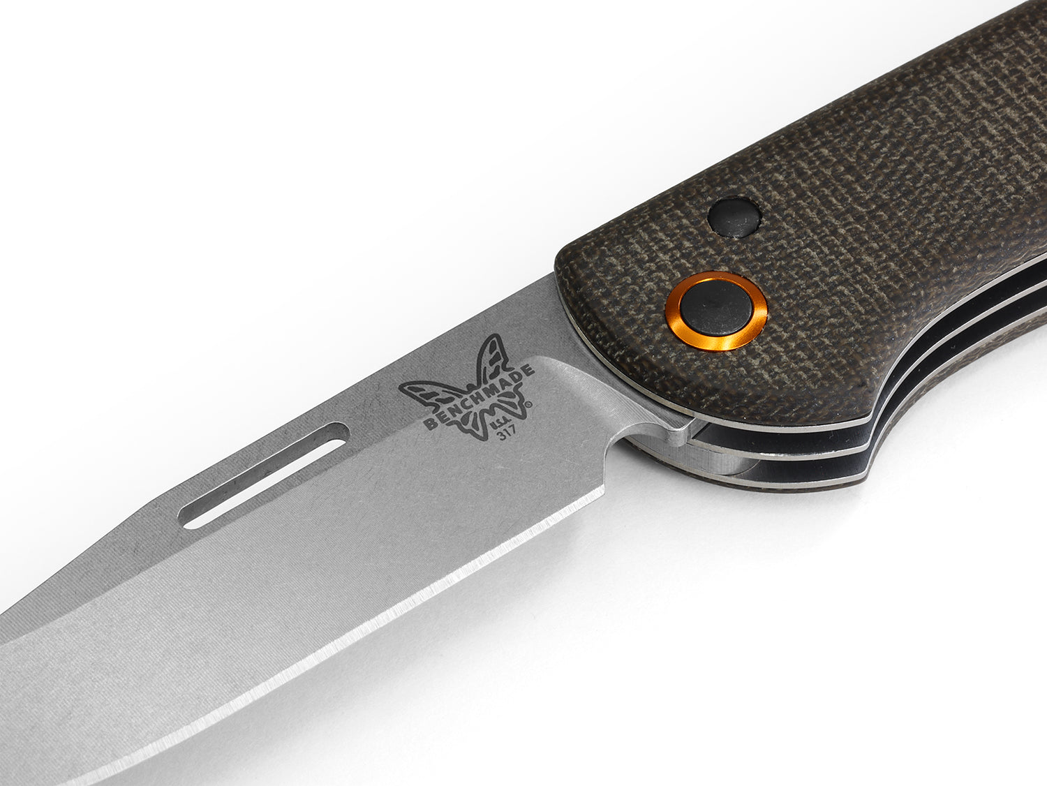 Benchmade 317-1 Weekender Folding Knife - Olive Drab Micarta Handle - Wander Outdoors