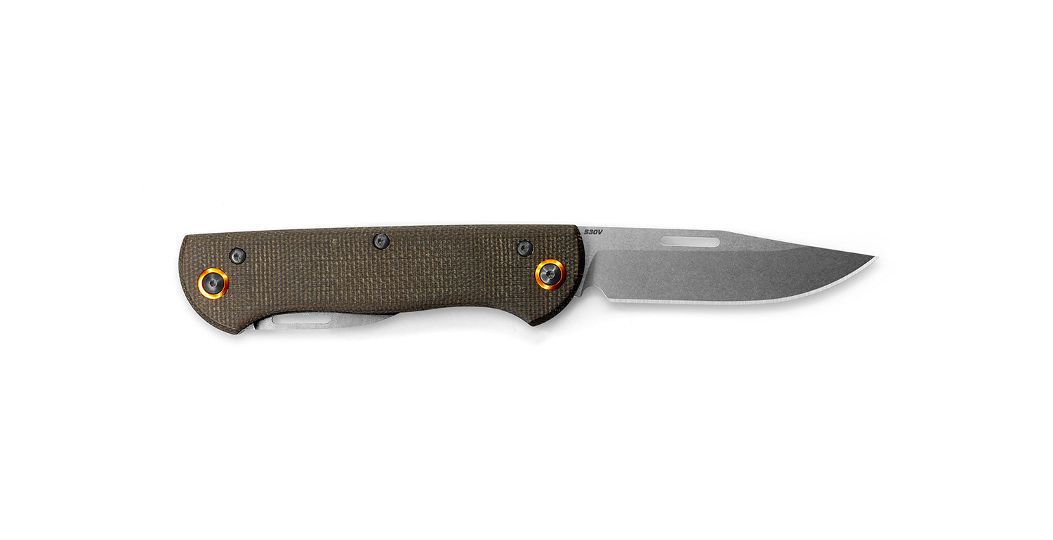 Benchmade 317-1 Weekender Folding Knife - Olive Drab Micarta Handle - Wander Outdoors