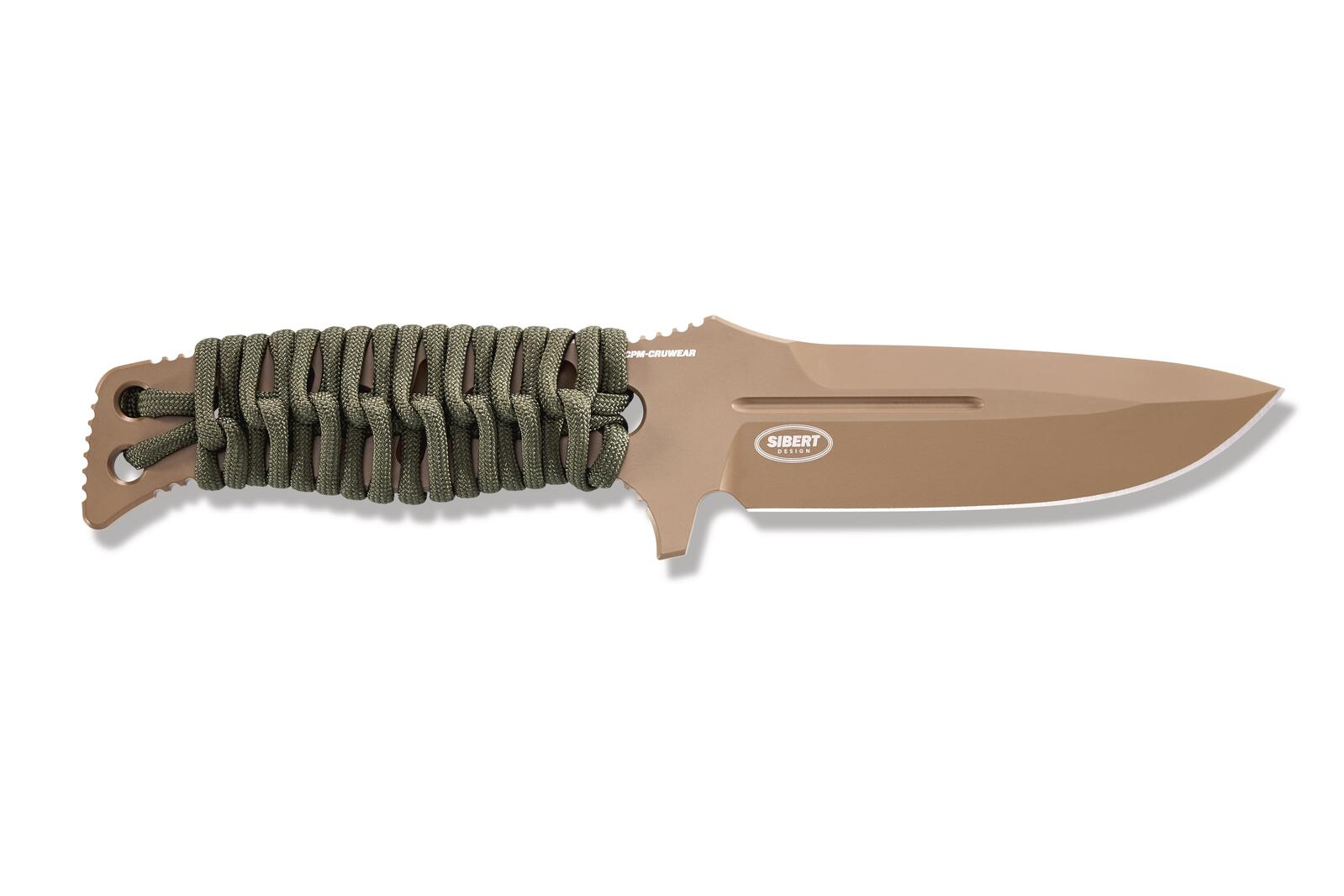 Benchmade 375FE-1 Adamas Knife - Fixed Blade - Flat Earth Handle and Olive Drab Paracord - Wander Outdoors