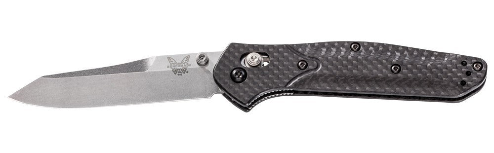 Benchmade 940-1 Osborne Axis Folding Knife - S90V - Reverse Tanto - Carbon Fibre - Wander Outdoors
