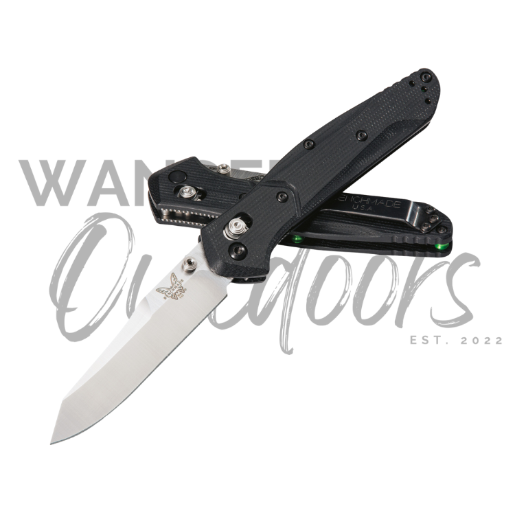 Benchmade 940-2 Osborne Axis Folding Knife - S30V - Reverse Tanto - G10 Handle - Wander Outdoors
