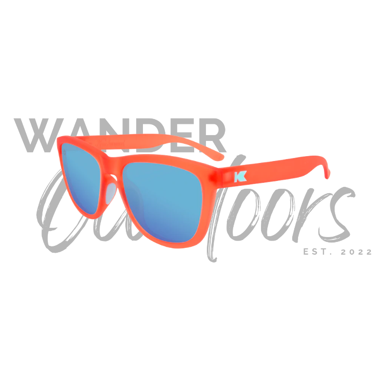 Knockaround Premium Sport Sunglasses - Fruit Punch / Aqua - Wander Outdoors