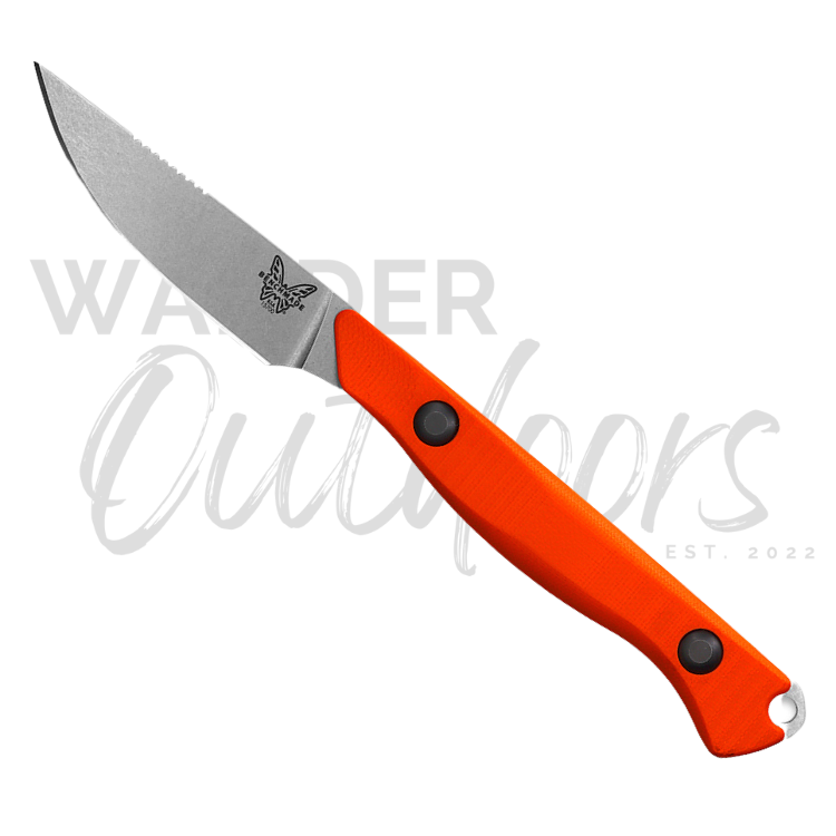 Benchmade 15700 Flyway Knife - Fixed Blade - Carbon Fibre Handle - Wander Outdoors