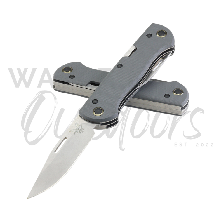 Benchmade 317 Weekender Folding Knife - Cool Grey G10 Handle - Wander Outdoors
