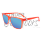 Knockaround Fast Lanes Sport Sunglasses - Fruit Punch / Aqua - Wander Outdoors