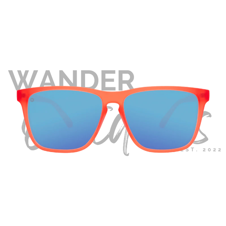 Knockaround Fast Lanes Sport Sunglasses - Fruit Punch / Aqua - Wander Outdoors