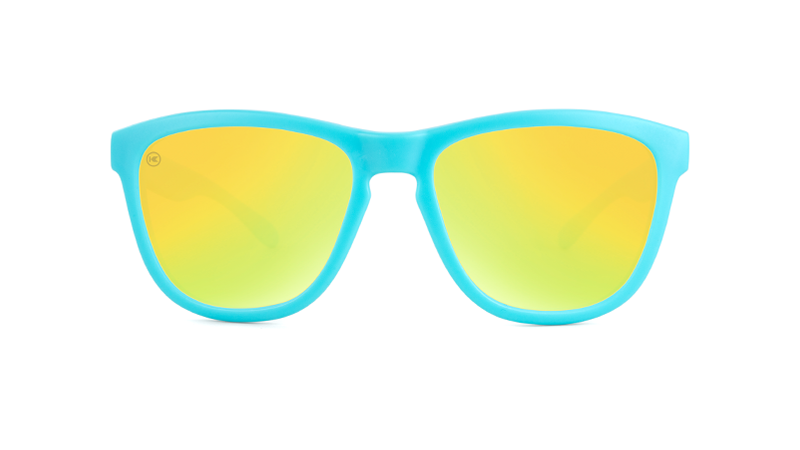 Knockaround Kids Premium Sunglasses - Matte Blue/ Yellow - Wander Outdoors