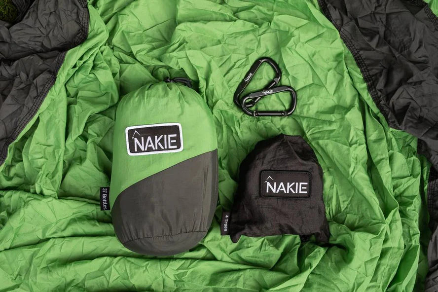 Nakie Recycled Double Hammock - Wander Outdoors