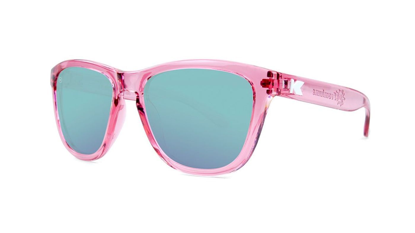 Knockaround Kids Premium Sunglasses - Glossy Pink / Aqua - Wander Outdoors